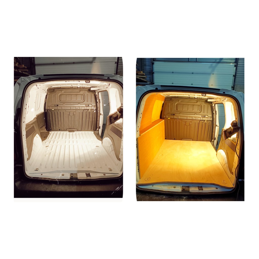 CAMION AMÉNAGER EN BOIS